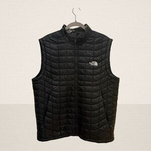 The North Face Black Quilted Vest